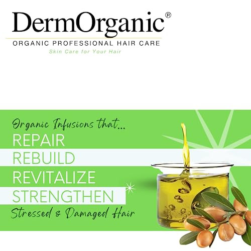 DermOrganic Argan Oil Daily Hydrating Shampoo plus Conditioner SulfateFree Color Safe 338 oz