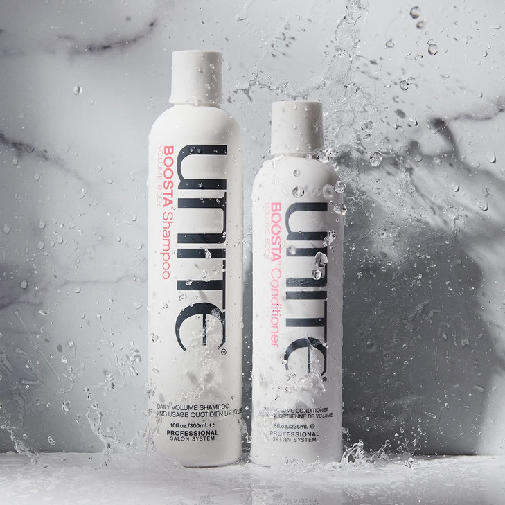 UNITE Hair BOOSTA Conditioner Volumizing Hydrating Conditioner for Fine Limp Hair Adds Shine Strengthens UV Protection S
