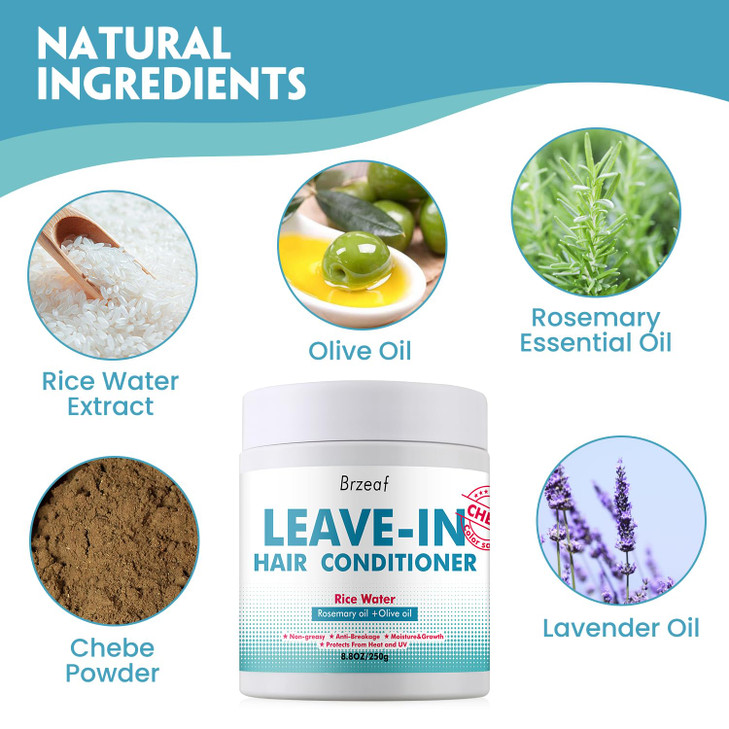 Brzeaf Chebe Leave In Conditioner for Hair Growth88 OZ Thickening and Moisturization Chebe Leave In Conditioner Chebe Ha