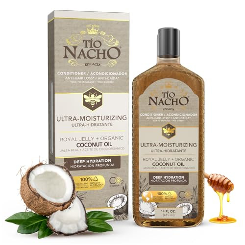 Tio Nacho Ultra Hydration Coconut Oil Conditioner AntiHair Loss Deep Nourishment UV Protection Frizz Control with Organi