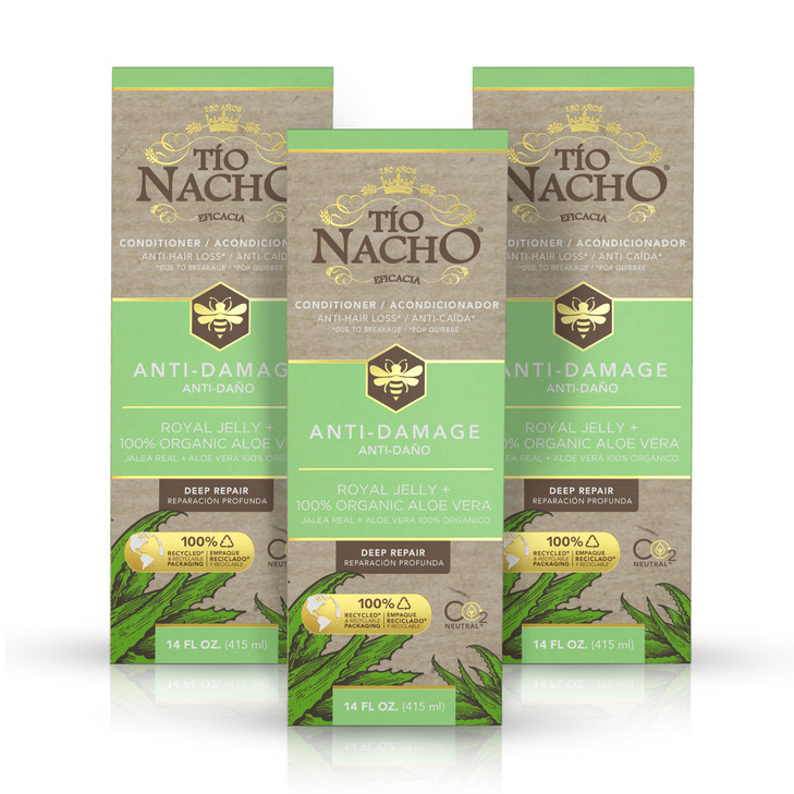 Tio Nacho AntiDamage Conditioner with Aloe Vera Royal Jelly Keratin Conditioner for Women Deep Repair for Damaged Hair N