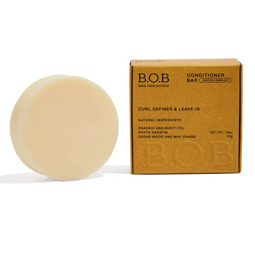 Curl Defining Conditioner Bar 67oz 2in1 Solid Conditioner LeaveIn for Curly Hair Vegan SulfateFree EcoFriendly PlasticFr