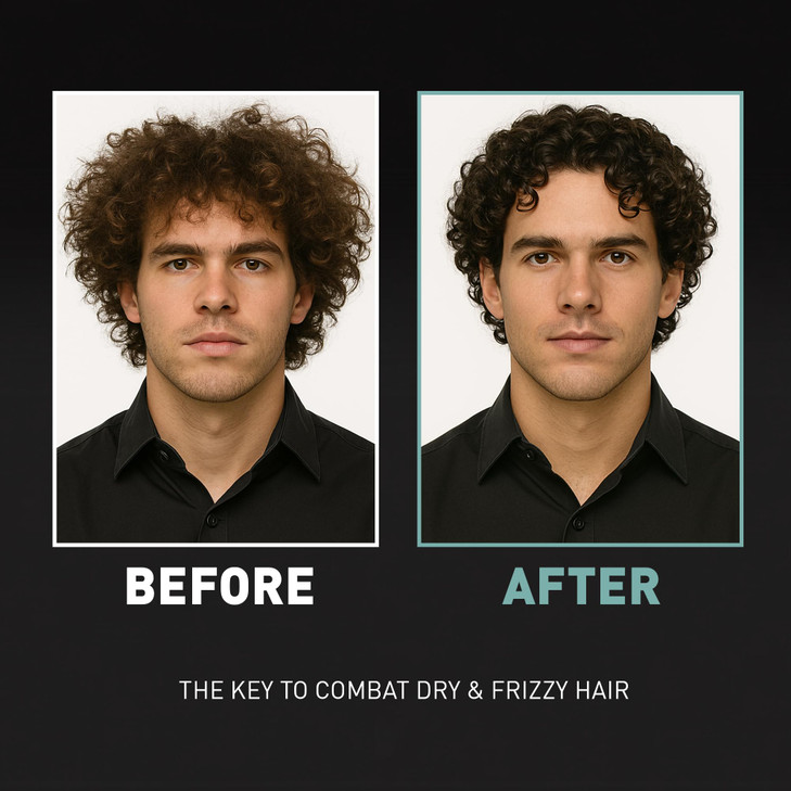 CRVFT Daily Leave in Conditioner For Men OIL 30 Day Supply Mens Hair Moisturizer Hair Oil For Men For DryDamaged Hair Sc