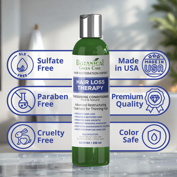 Botanical Green Care Thickening Volumizing Conditioner for Thinning Hair Hair Growth Conditioner Hair Strengthening Colo