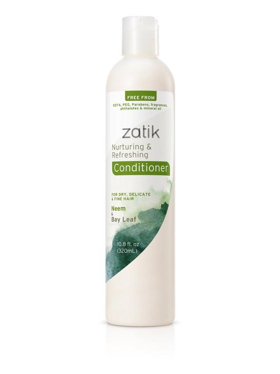 Zatik Naturals Nurturing and Refreshing Conditioner with Neem and Bay Leaf for Thinning hair hair loss Vegan Biodegradab