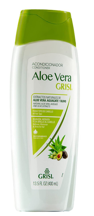 Grisi Aloe Vera Conditioner Moisturizing Hair Product with Aloe Extract ParabenFree 2Pack for Soft and Shiny Hair 135 FL