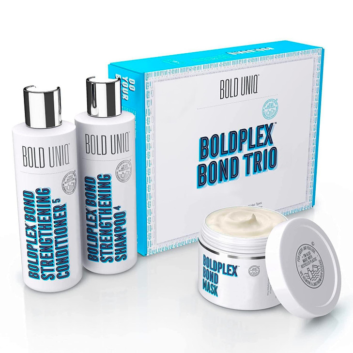 Boldplex 3 4 5 Bond Restore Treatment Shampoo Conditioner Trio Gift Set Hydrating Protein Formula Strengthens Dry Damage