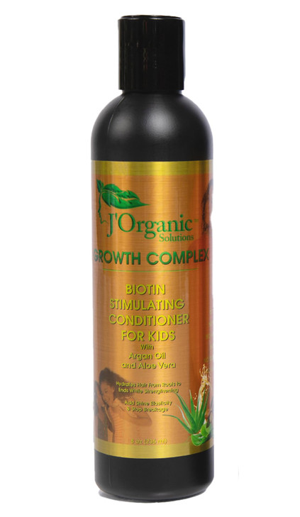 JOrganic Solutions Biotin Stimulating Hair Conditioner for Kids Promotes Thicker Fuller Hair Nourishing and Growth Enhan