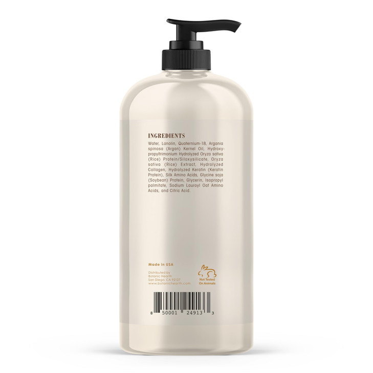 Botanic Hearth Keratin Conditioner with Argan Oil SulfateFree Hair Treatment for All Hair Types Normal Dry or Damaged Co