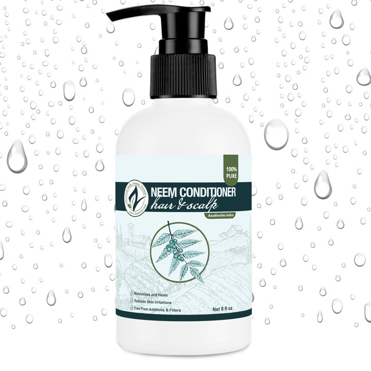 Zatural Neem Scalp Hair Conditioner Deep Conditioning Formula with Botanical Extracts Supports Hair Softness Shine and M