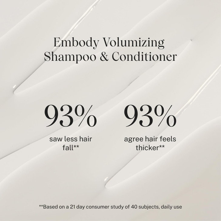 JVN Embody Volumizing Conditioner 10 Fl Oz Thickening Conditioner for Fine or Thin Hair Adds Fullness Moisture and Resto