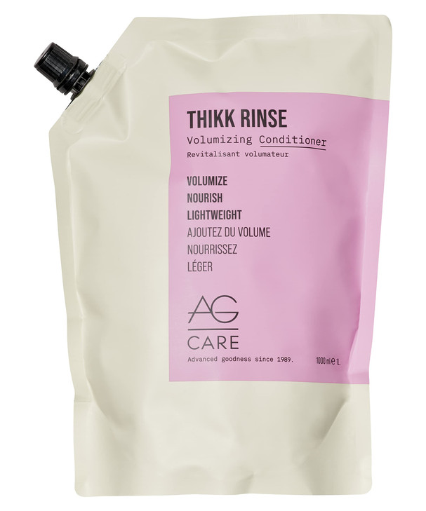 AG Care Thikk Rinse Volumizing Conditioner Volumize and Nourish Hair Exclusive Regenerative Complex 338 Fl Oz