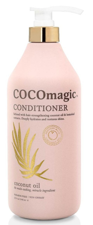 Cocomagic Conditioner with Coconut Oil and Botanical Extracts Deeply Hydrates and Restores Shine ParabenFree Gentle for