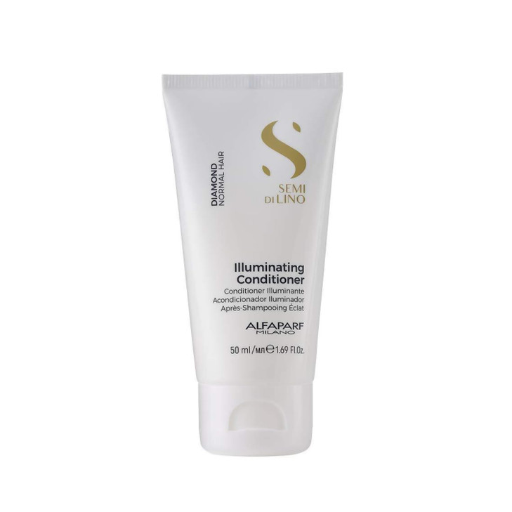 Alfaparf Milano Semi di Lino Diamond Shine Illuminating Sulfate Free Shampoo Adds Gloss and Shine Paraben and Paraffin F