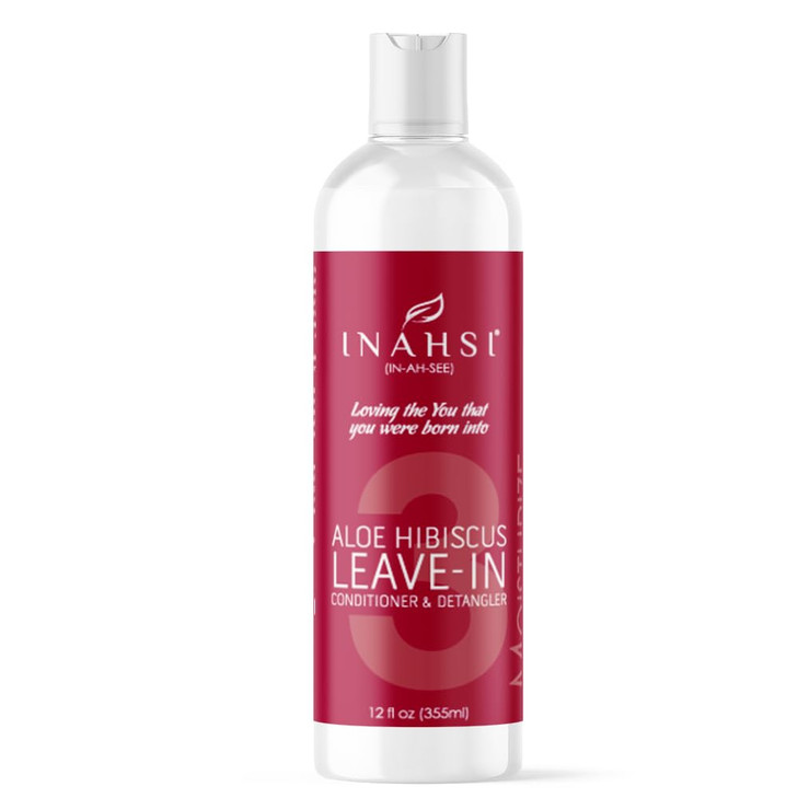 Inahsi Aloe Hibiscus LeaveIn Conditioner Hair Conditioner for Men Women or Kids with Curly Hair Hair Products for Natura