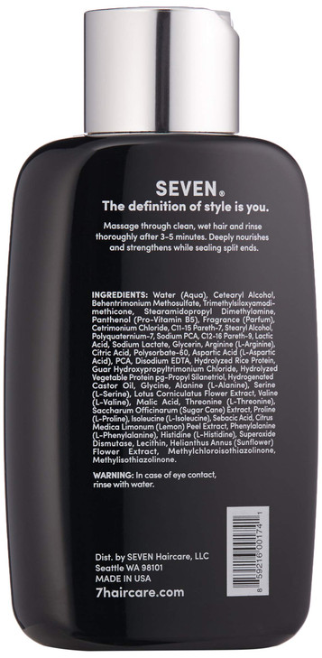 SEVEN Haircare KENTE BOND Conditioner for Split Ends Damaged Hair Sulfate Free Cruelty Free with Amino Acid Complex Guar