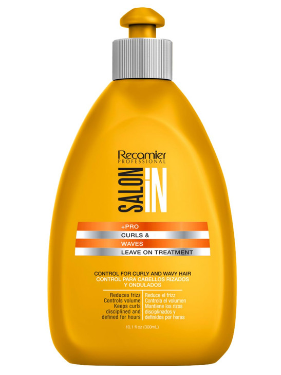 Salon In Recamier Curls and Waves LeaveOn Treatment Defines Controls Curls FrizzFree Finish Lightweight LeaveIn Treatmen