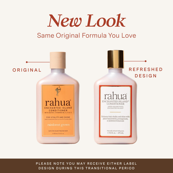 Rahua Enchanted Island Hair Conditioner Vegan Deep Conditioning for Medium to Thick Hair Strengthening Formula with Biot