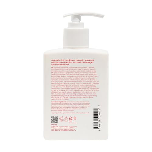 Evo Ritual Salvation Repairing Conditioner for Damaged ColorTreated Hair ProteinRich Formula Repairs Moisturizes Reduces