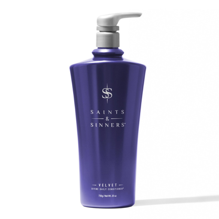Saints Sinners Velvet Divine Daily Conditioner for Dry MoistureStarved Damaged Hair Repair Strengthen Detangle Eliminate