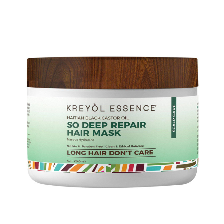 Kreyol Essence 8 Oz DEEP CONDITIONER MASK Scalp Care Reduce Shed Repair Hair Mask Overnight Moisture Mask