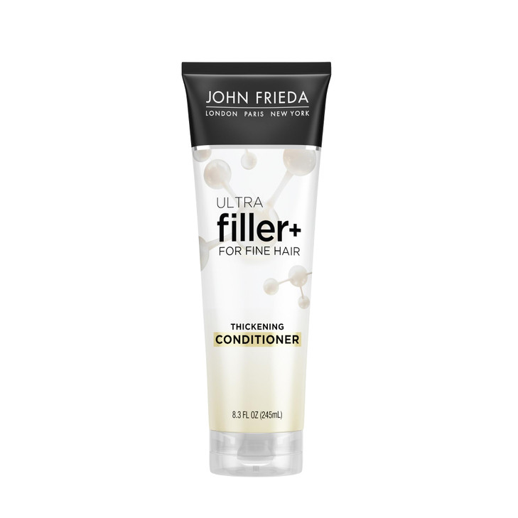 John Frieda ULTRAfiller Thickening Conditioner Strengthening Conditioner for Damaged or Thin Hair Infused with Biotin an