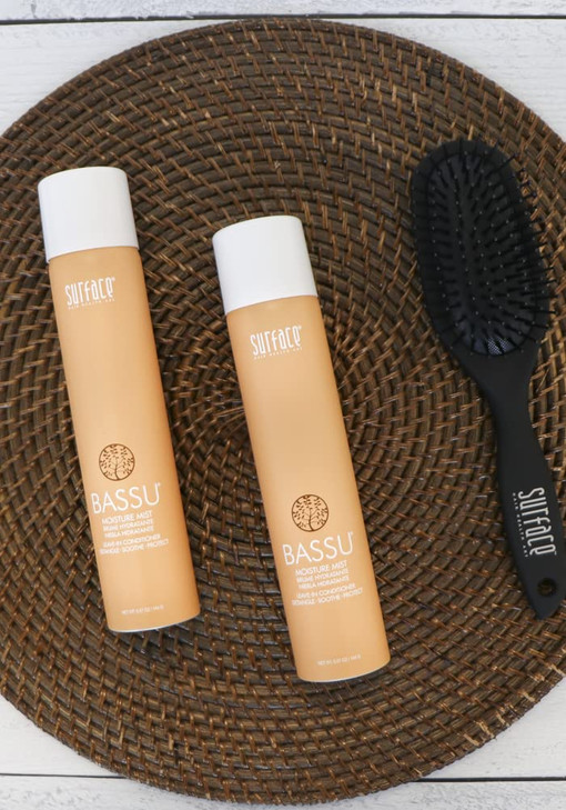 Surface Hair Bassu Moisture Mist LeaveIn Conditoner Cleanses Moisturizes and Provides Sulfate Free Shine 6oz