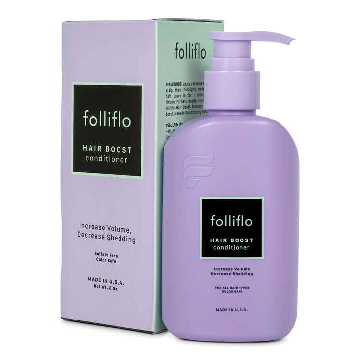 Folliflo Hair Boost Conditioner for ThickerLooking Hair and Scalp Care Daily Use Formula Up to 90 Day Supply