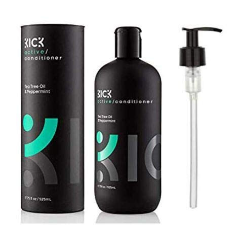 Kick Mens Conditioner Tea Tree and Peppermint for Hair Loss Proven High Performance ProNourishing Mens Natural Anti Dand