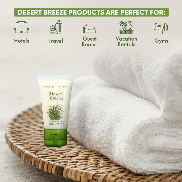 Travel Size Hotel Conditioner 20 Count 1 oz Bottles Guest Amenities for Vacation Rentals and Short Term Rentals Paraben