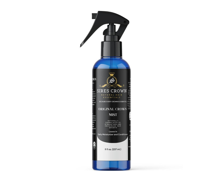Sires Crown Natural Hair Essentials Original Crown Conditioning Mist Daily Hydrating Mist Soothes Itch Dry Scalp Rose Wa
