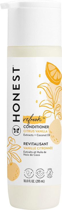 The Honest Company SiliconeFree Conditioner Gentle TearFree Hypoallergenic Baby Hair Care with Naturally Derived Ingredi