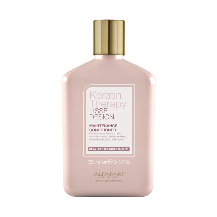 ALFAPARF MILANO Lisse Design Keratin Conditioner for Damaged Hair Maintains and Enhances Keratin Smoothing Treatment Ant