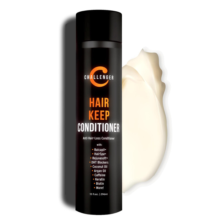 Challenger Mens Hair Keep Conditioner 10 Ounce DHT Blocking Hair Growth Conditioner wBaicapil Rejuvasoft HairSpa Caffein