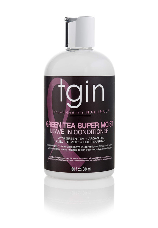 tgin Green Tea Super Moist Leave In Conditioner Lightweight Leave In Conditioner for Curly Hair Hydrates Controls Frizz