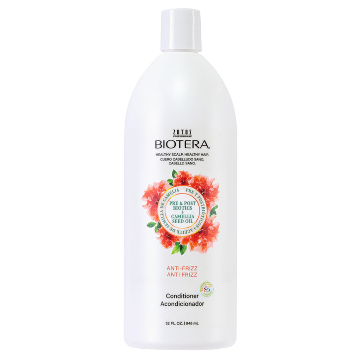 Biotera Anti Frizz Smoothing Conditioner Frizzy or Unruly Hair Microbiome Friendly Vegan Animal Test Free Paraben Free C