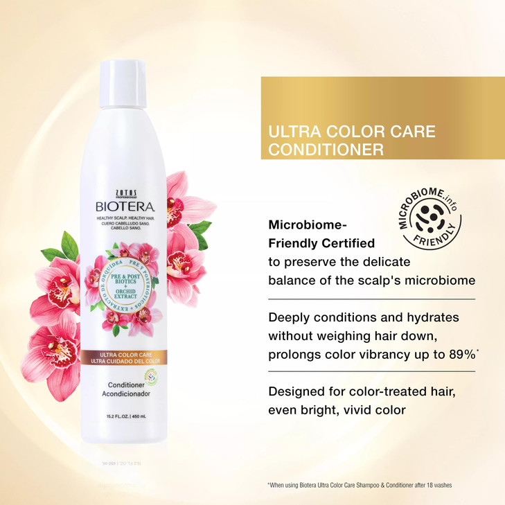 Biotera Ultra Color Care Conditioner Prolongs Vivid ColorTreated Hair Microbiome Friendly Vegan Animal Test Free Paraben