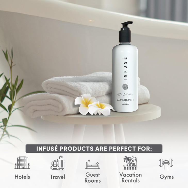Terra Pure Infuse White Tea and Coconut Conditioner 400 ml SINGLE