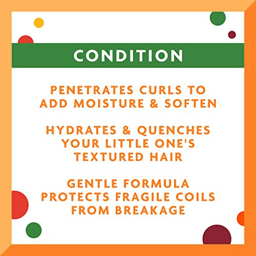 Cantu Care for Kids Nourishing Sulfatefree Conditioner with Shea Butter 8 fl oz Pack of 3