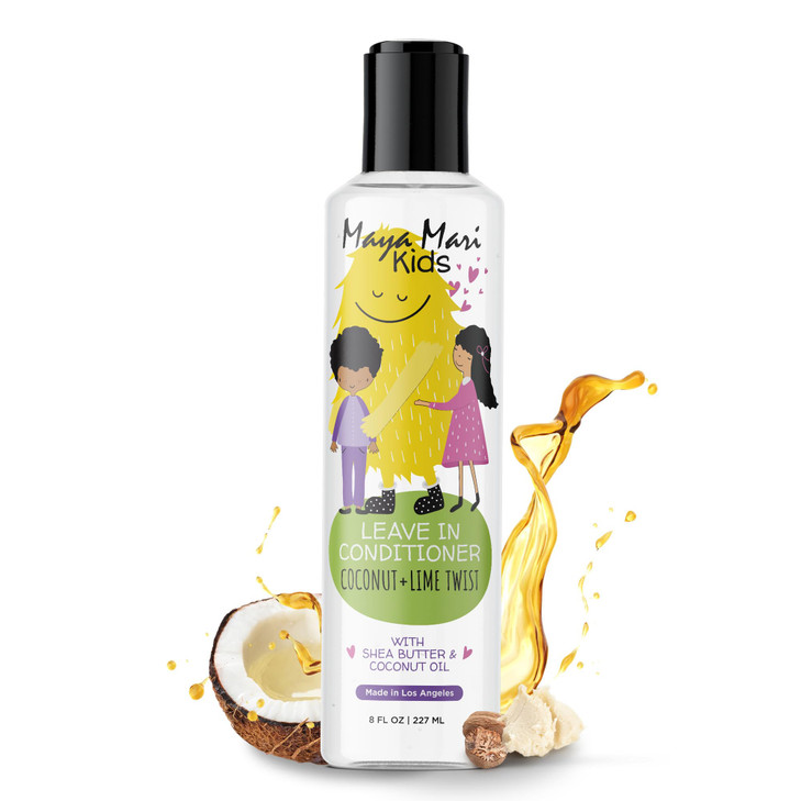 MAYA MARI Kids Leave In Conditioner and Hair Detangler Sulfate Free Curly Hair Products Gentle Curl Treatment for Toddle