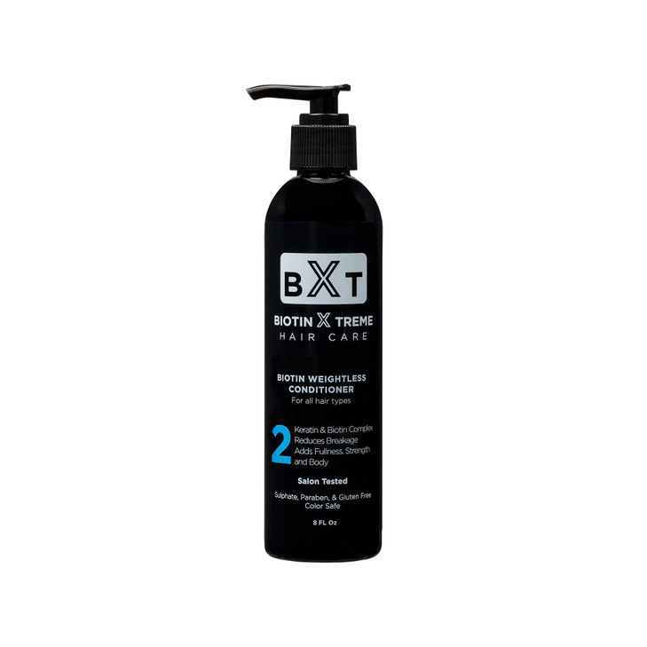 Biotin X Treme Natural Hair Growth Biotin and Keratin Conditioner for Thinning Hair Strengthens Smooths and DHT Blocker
