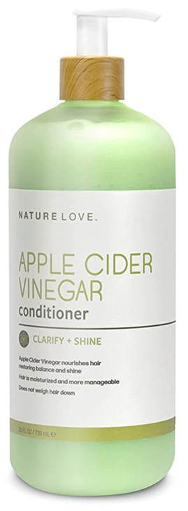 Nature Love Apple Cider Vinegar Conditioner Clarify Shine Revitalize Hair and Scalp Purifies Without Stripping Paraben F