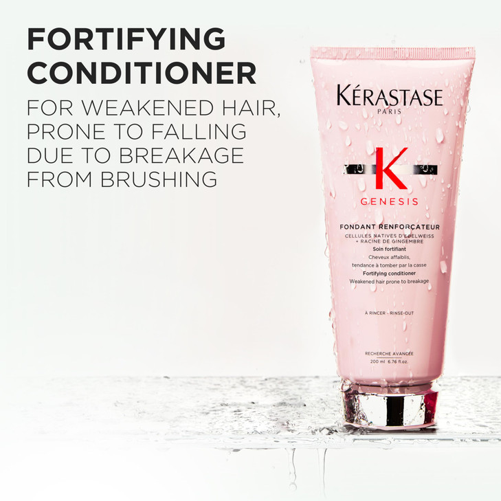 Kerastase Genesis Strengthening Fondant Renforcateur Conditioner For Weak or Damaged Hair Detangles Hydrates For Normal