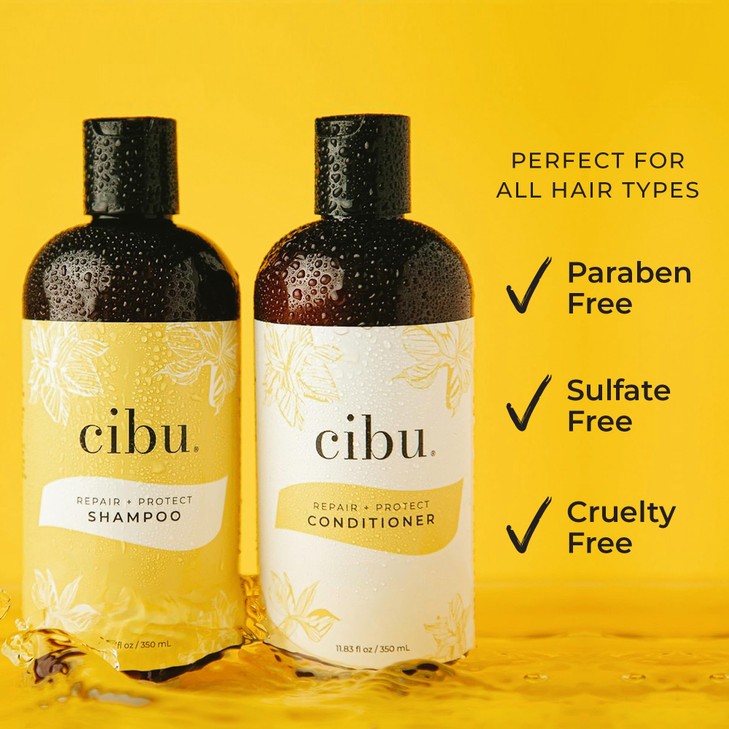 CIBU Repair Protect Conditioner for Women 1183oz Repair Conditioner for Damaged Hair Protects from Breakage and Leaves H