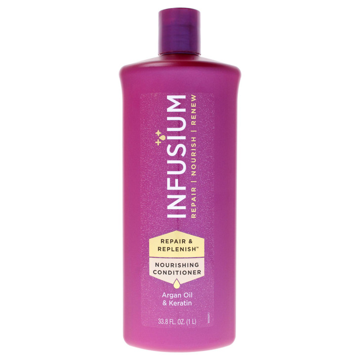 Infusium Repair and Replenish Nourishing Conditioner Hair Conditioner with Keratin Argan Oil and Ceramides Suitable for