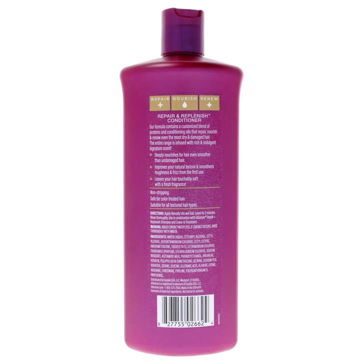 Infusium Repair and Replenish Nourishing Conditioner Hair Conditioner with Keratin Argan Oil and Ceramides Suitable for