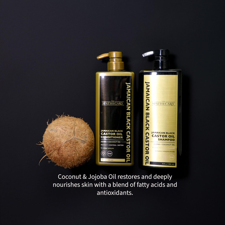 THE SPATHECARY Castor Conditioner Naturally Nourishing with Jojoba Coconut Vitamin E and Argan Hydrating and Restorative