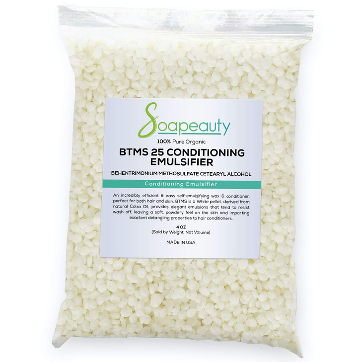 Soapeauty BTMS254 oz Conditioning Emulsifier for making Hair Care Skin Care Leavein Treatment Products Behentrimonium Me