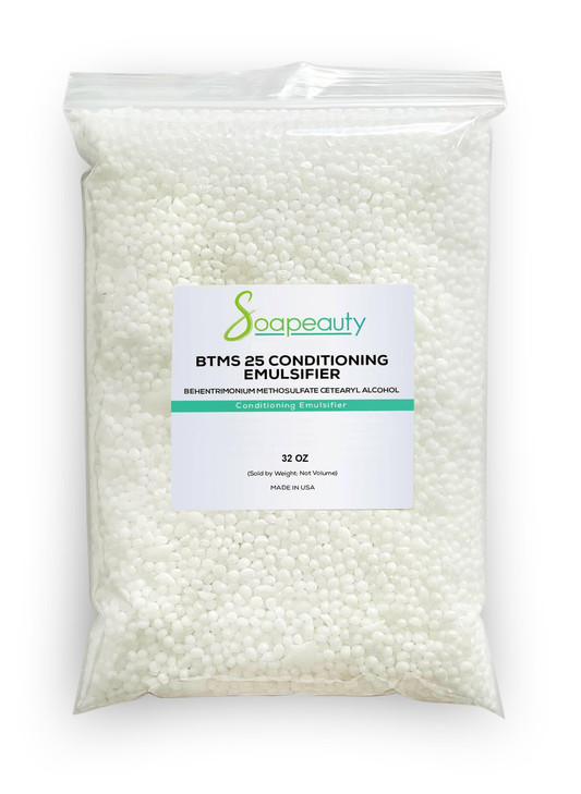 Soapeauty BTMS 25 32 oz Behentrimonium Methosulfate Cetearyl Alcohol 25 Conditioning Emulsifier Ingredient for Hair Care