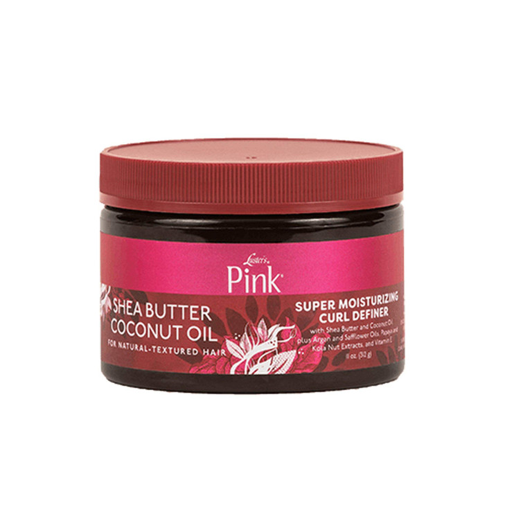 LUSTERS Pink Shea Butter Coconut Oil Super Moisturizing Curl Definer 11 Oz